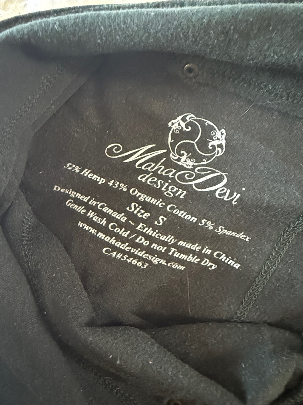 Hemp Women's Shorts with Stud Accent - Picture 3 of 4